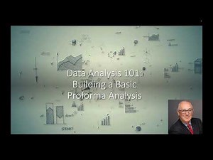 Data Analysis 101: Building a Pro-Forma Financial Statement