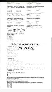 class 3 math sba final term paper pectaa with answers 2026
