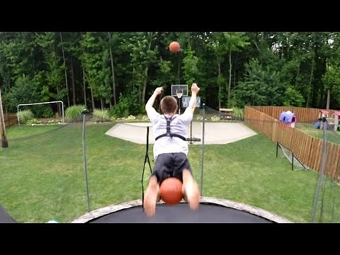 GoPro: Basketball Trampoline Trickshots with Kevin Libertowski
