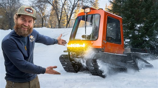 We gave a rare Snowcat 4X the power (finished)