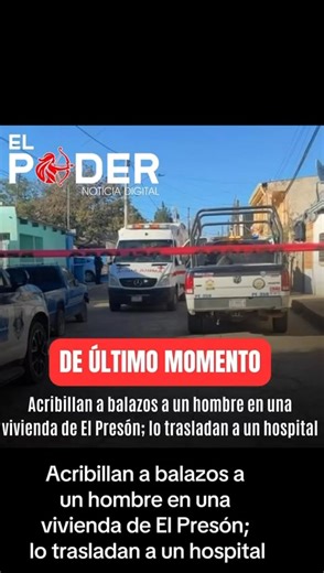 18K views · 88 reactions | Acribillan a balazos a un hombre en una vivienda de El Presón; lo trasladan a un hospital | El Poder | Facebook