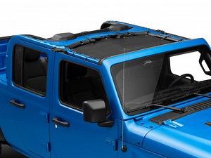 TruShield Jeep Gladiator Mesh Sun Shade; Front J141424 (20-23 Jeep Gladiator JT) - Free Shipping