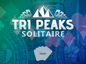 Tri Peaks solitaire gratuit plein écran