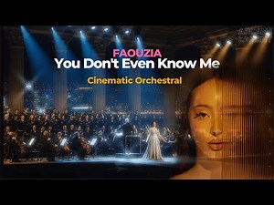 Faouzia - You Don't Even Know Me | Cinematic Orchestral Cover