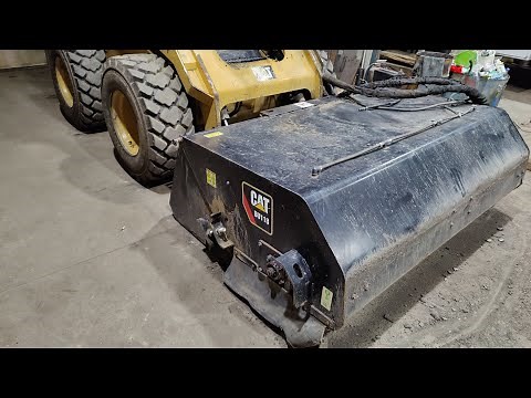 replacing brushes on a cat bu118 sweeper