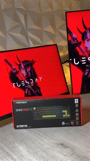 Valor Clips on Instagram: "Fantech ATOM HE68 from @fantechworld! The ATOM HE68 is a compact gaming keyboard powered by magnetic Hall Effect switches, delivering ultra-fast response, precise control, and long-lasting durability. With its 68% layout and performance-focused design, it’s built for competitive gamers who want speed without sacrificing desk space. ⌨️ Hall Effect Magnetic Switches 🎮 68% Compact Layout ⚡ Ultra-Fast & Adjustable Actuation 🛡️ Durable & Gaming-Focused Build 🔌 Wired USB-