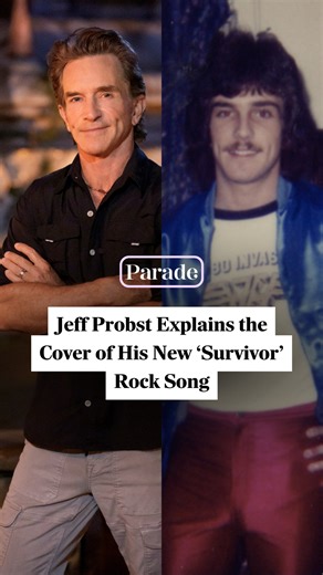 Jeff Probst shared how his #Survivor50 rock song 'Come and Get It' came to be and what inspired his look in the cover art! #Survivor | PARADE Magazine