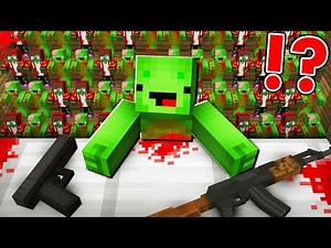 Why ZOMBIE Mikey and JJ ATTACKED Mikey and JJ in ZOMBIE APOCALYPSE ? - Minecraft (Maizen)