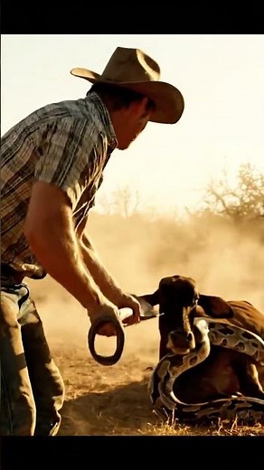 Farmer Saves Cow from Giant Snake | Saving Earth’s Souls