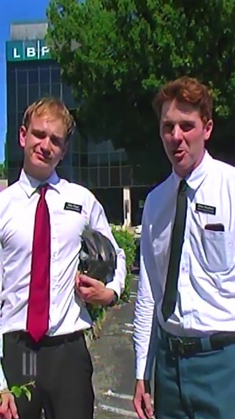 Elder Slippy is on his blades, and he's ready to show God how much he loves him. | Extreme Mormons