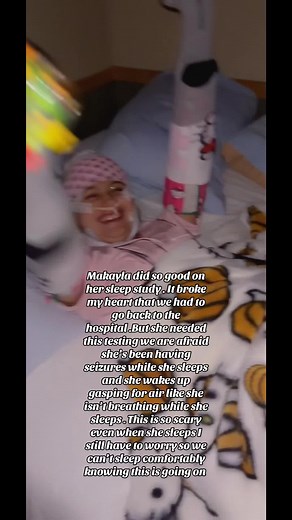 Makayla's Sleep Study at the Hospital | Angelman Syndrome Test