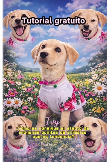 Cómo hacer un cuadro de caritas de perros y bebés