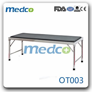 [Hot Item] Medical Stainless Steel Hospital Bed Patient Examination Treatment Table