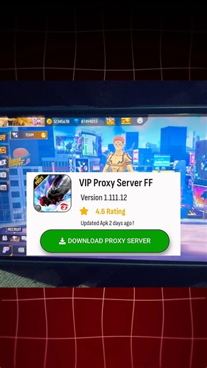 OB52 ka VIP proxy server 🔗#shorts #freefire