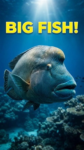 This Fish Has a Human Face?! 😳 #fish #ocean
