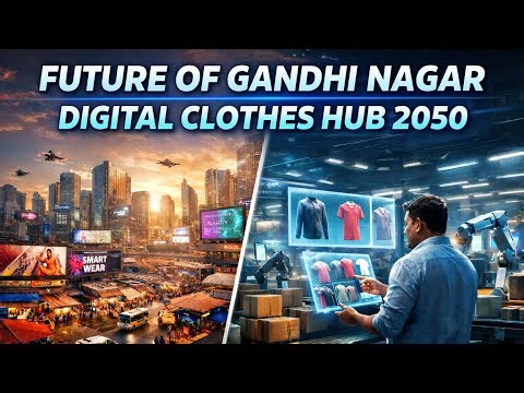Gandhi Nagar 2050 – The Future of Asia’s Largest Wholesale Garment Market | Ayan Market’s Vlogs