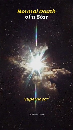Supernova vs Spaghettification ☠️