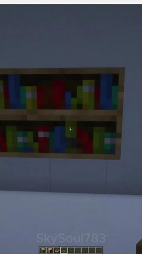 Minecraft Bookshelf 📚✨ | Cozy Home & Enchanting Room Decoration Idea 💡 #minecraft #minecraftbuilding