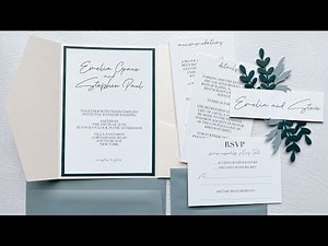 Creating a Pocket Fold Invitation