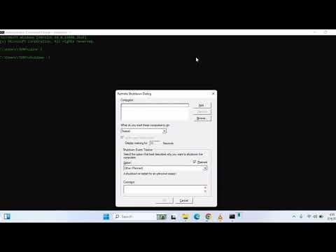 how to shut down computer remotery in cmd