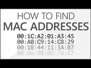 Easy Ways to Find a MAC Address on Your Network or Computer