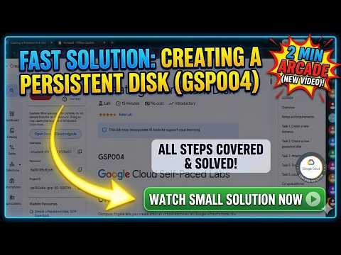 Creating a Persistent Disk | Quick N Easy Guide #GSP004 #qwiklabs #googlecloud