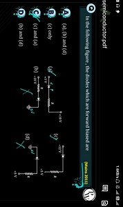 semiconductor.pdf In the following figure, the diodes which are... | Filo