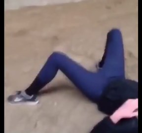 woman riding pony gets thrown off when pony runs