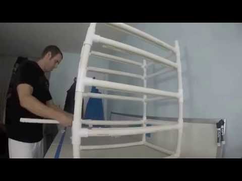 Fully Adjustable PVC Rack and Shelving - $38