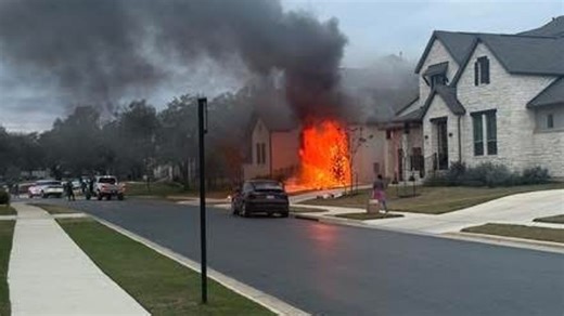 Firefighters battle large house fire in Georgetown; all residents safely evacuated