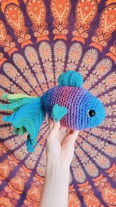 10K views · 421 reactions | Let's make a fish!  #crochet #crochetaddict #fish #colorful #handmade #crocheting #crochetlove #handmade #yarnlovers #amigurumi #goldenfish #crochetfish | Crochet Secret Ideas | Facebook