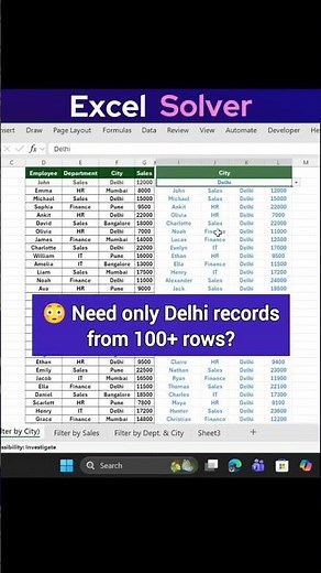 How to Use the FILTER Function in Excel | Filter Data Instantly 🚀