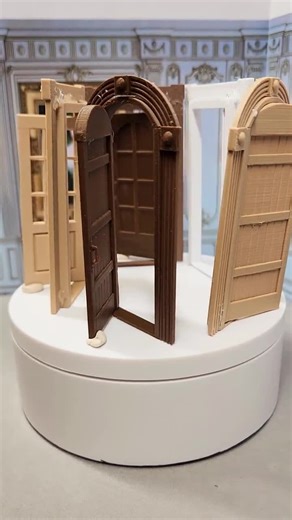 1:24 Scale (half Scale) 3d Printed Working Interior Doors 5 Styles 3 Colors , for Dollhouse. - Etsy