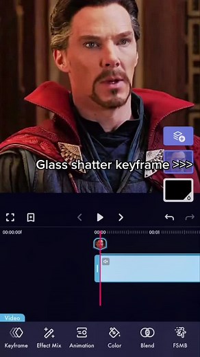 Exploring the Intricate Art of Glass Shatter Keyframe Editing