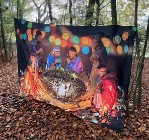 Nativity Scene Backdrop. Suitable for Indoor and Outdoor. Lightweight and Easy to Put Up. W7ft X H5ft. - Etsy