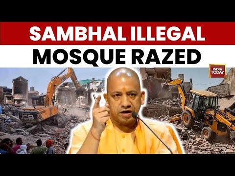 Bulldozer Action in Sambhal: Mosque Committee Demolishes Own 'Illegal' Structure | India Today News