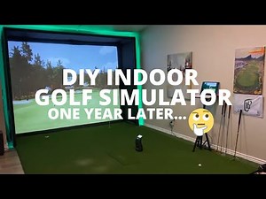 Indoor Golf Simulator Build - One Year Update