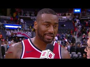 John Wall postgame interview talks shooting and 76ers' Ben Simmons and Joel Embiid | ESPN