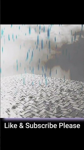 Rain scene in blender