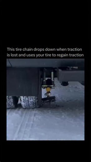 Explaining Everything | Facts | History on Instagram: "@explainingnuggets teaches you something NEW everyday day 🧠💫 Spinning chains under truck wheels, often called automatic tire chains or on-spot chains, are a traction system designed to help large vehicles maintain grip on icy or snowy roads. Instead of drivers having to manually install traditional snow chains, these systems use a small spinning disc mounted near the truck’s drive tires. When activated from inside the cab, compressed air l