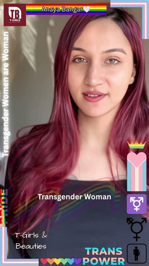 Male to Female Transgender Woman - Anaya Bangar🤍 #transgender #viral #shorts