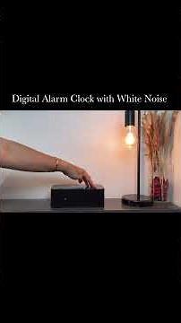 Digital Alarm Clock White Noise