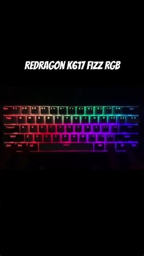 ReDragon K617 Fizz RGB Keyboard Sound Test [best keyboard, best budget keyboard, budget keyboard]