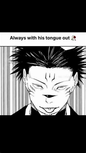 Always with his tongue out #viral #anime #memes #jujutsukaisen