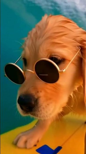 Dog Surfing Like a Pro 🌊🐶 | Amazing Surf Boarding Skills!
