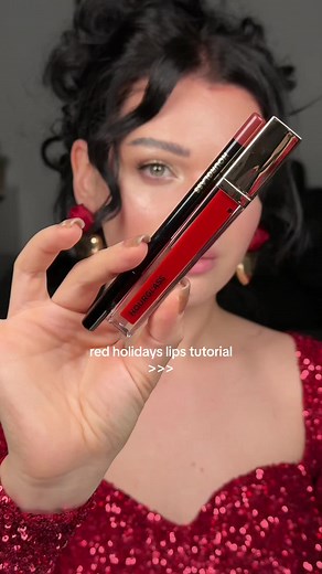 Holiday Red Glam Lips Tutorial for Stunning Looks