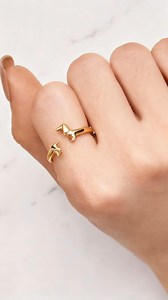 12 reactions | UNIQUE ♥ Dainty Dachshund Ring in Sterling Silver PERFECT GIFT ♥ Make your friends or family happy with this exclusive gift. | Regal Collective | Facebook