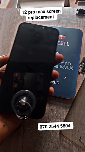 12 pm screen replacement done | Emmanuel Chime
