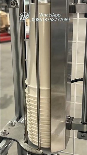 MYC-OCM22 intelligent paper cup machine test 70-80 pcs/min test 22 OZ for Panama client