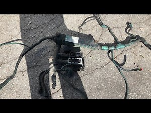 Volvo Engine D13 2007 Thru 2014: A deep look to the engine harness.